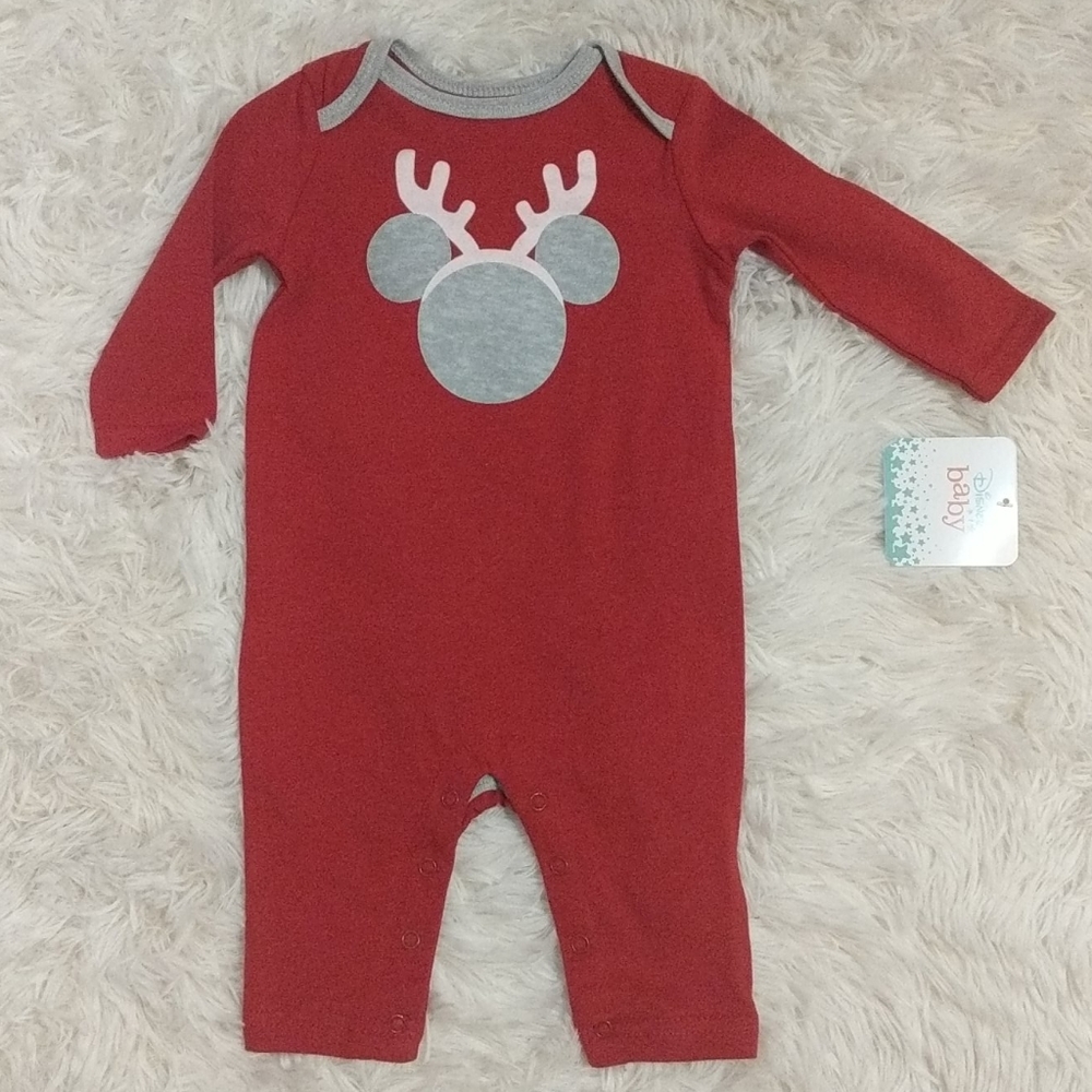 DISNEY BABY Reindeer Ears Romper
